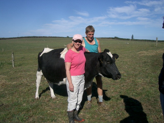 Me, Nick, and Cow